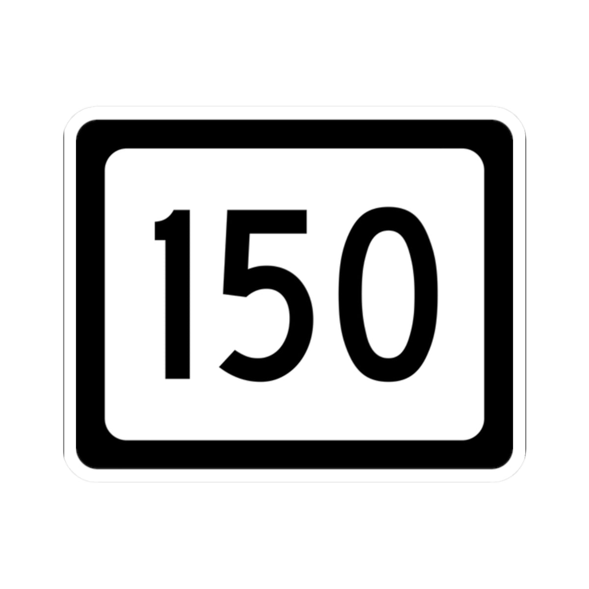 WV-150 (Virginia) (Road Sign) STICKER Vinyl Kiss-Cut Decal