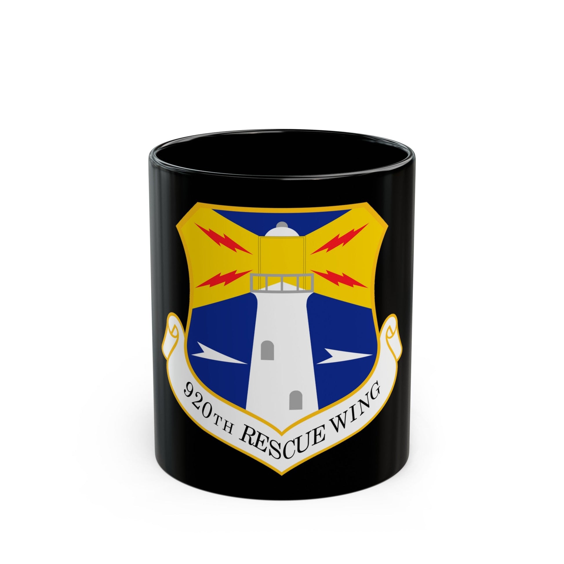 920th Rescue Wing (U.S. Air Force) Black Coffee Mug-11oz-The Sticker Space