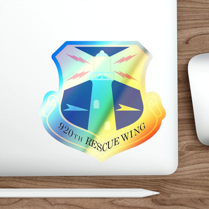 920th Rescue Wing (U.S. Air Force) Holographic STICKER Die-Cut Vinyl Decal-The Sticker Space