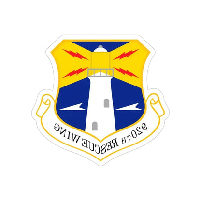 920th Rescue Wing (U.S. Air Force) REVERSE PRINT Transparent Die-Cut STICKER - The Sticker Space