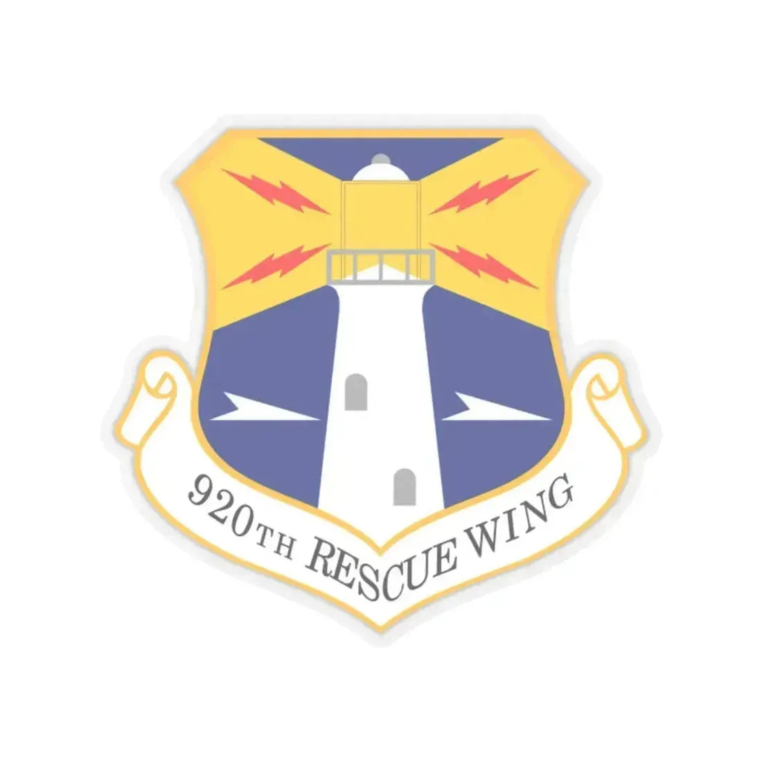 920th Rescue Wing (U.S. Air Force) STICKER Vinyl Kiss-Cut Decal 2 Inch Transparent - The Sticker Space