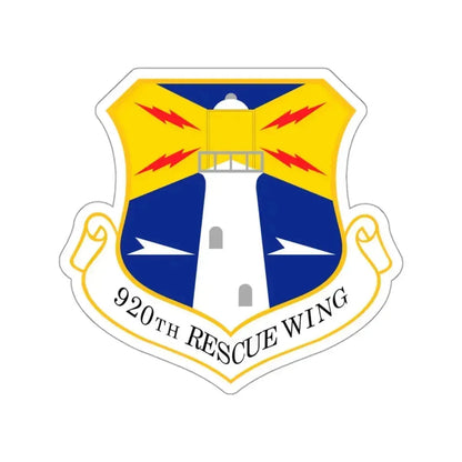 920th Rescue Wing (U.S. Air Force) STICKER Vinyl Kiss-Cut Decal 3 Inch White - The Sticker Space