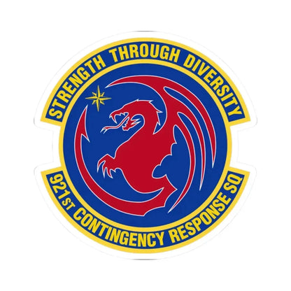 921 Contingency Response Sq AMC (U.S. Air Force) STICKER Vinyl Kiss-Cut Decal 2 Inch White - The Sticker Space
