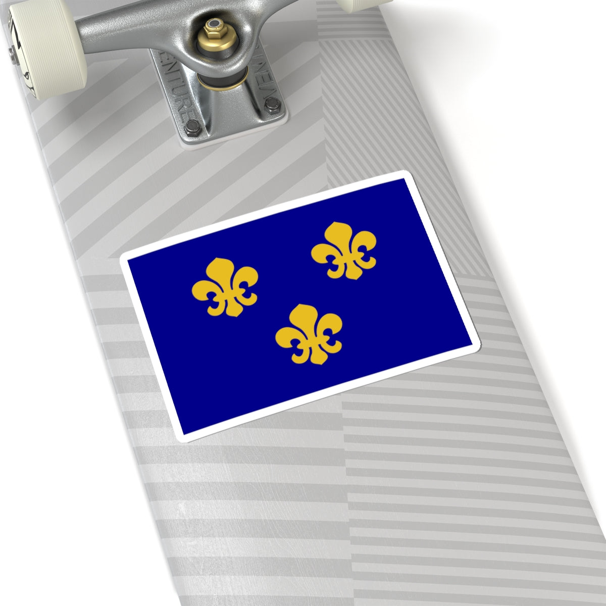Flag of medieval France (France) STICKER Vinyl Kiss-Cut Decal