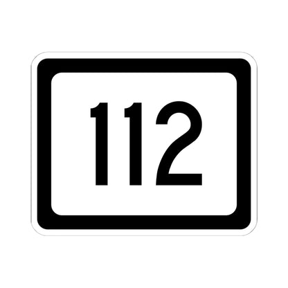 WV-112 (Virginia) (Road Sign) STICKER Vinyl Kiss-Cut Decal