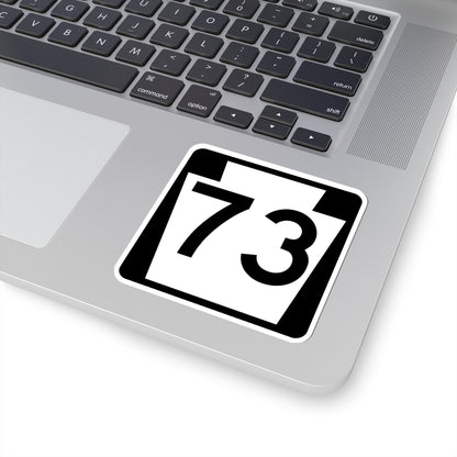 PA-73 (Pennsylvania) (Road Sign) STICKER Vinyl Kiss-Cut Decal