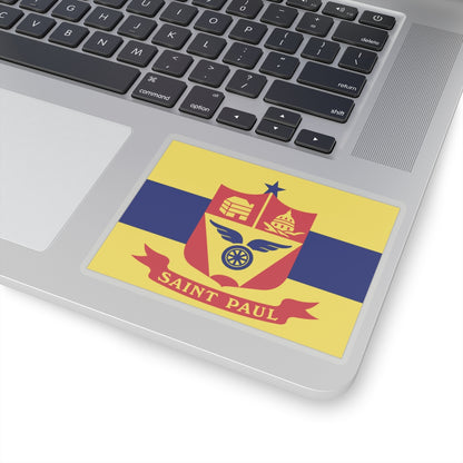 Flag of St. Paul, Minnesota - STICKER Vinyl Kiss-Cut Decal