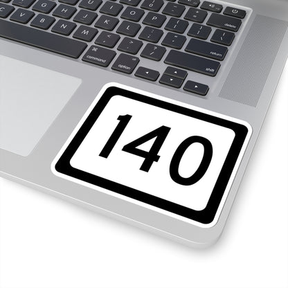 WV-140 (Virginia) (Road Sign) STICKER Vinyl Kiss-Cut Decal