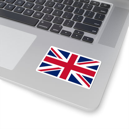 Flag of the United Kingdom 5-8 (United Kingdom) STICKER Vinyl Kiss-Cut Decal