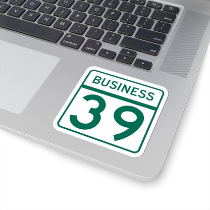 MD Route 39 Business (Maryland) (Road Sign) STICKER Vinyl Kiss-Cut Decal
