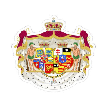 Armoiries Louise de Hesse-Cassel (Denmark) (Coat of Arms) STICKER Vinyl Kiss-Cut Decal