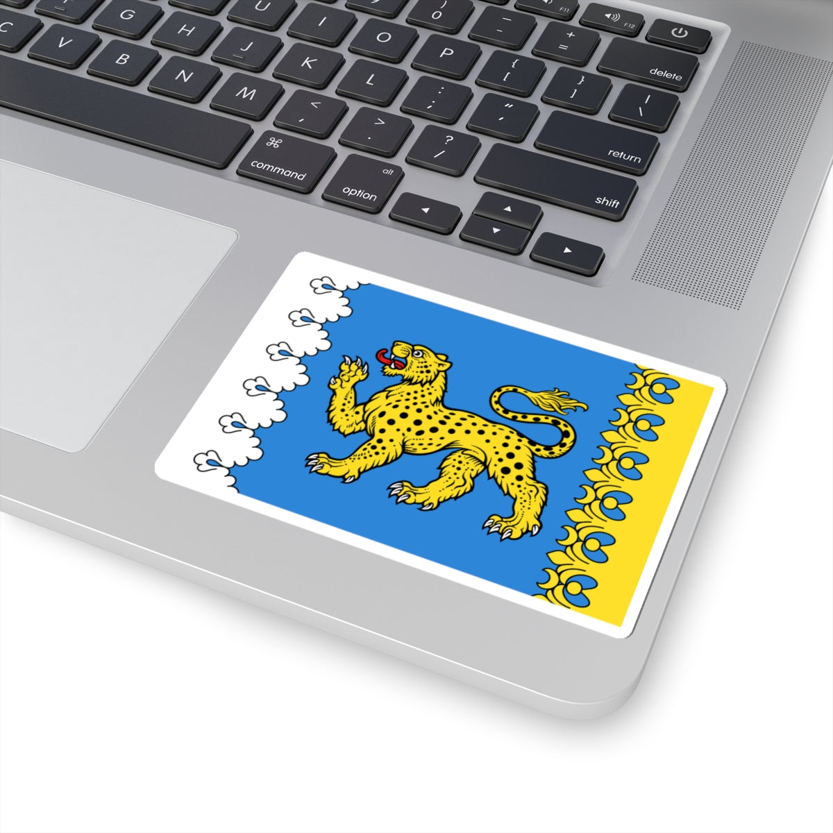 Proposed flag of Pskov Oblast (Russia) STICKER Vinyl Kiss-Cut Decal