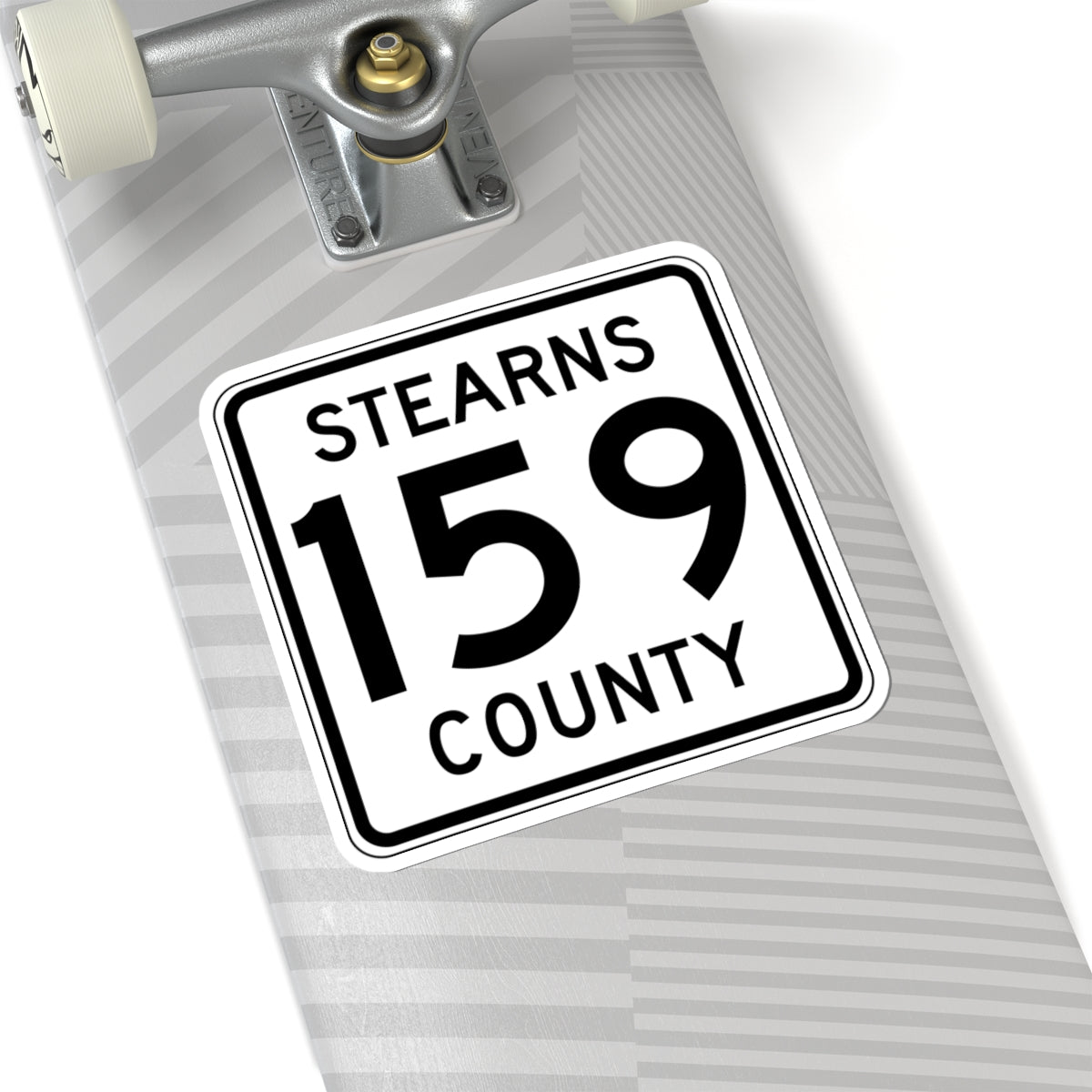 Stearns County Route 159 (Minnesota) (Road Sign) STICKER Vinyl Kiss-Cut Decal