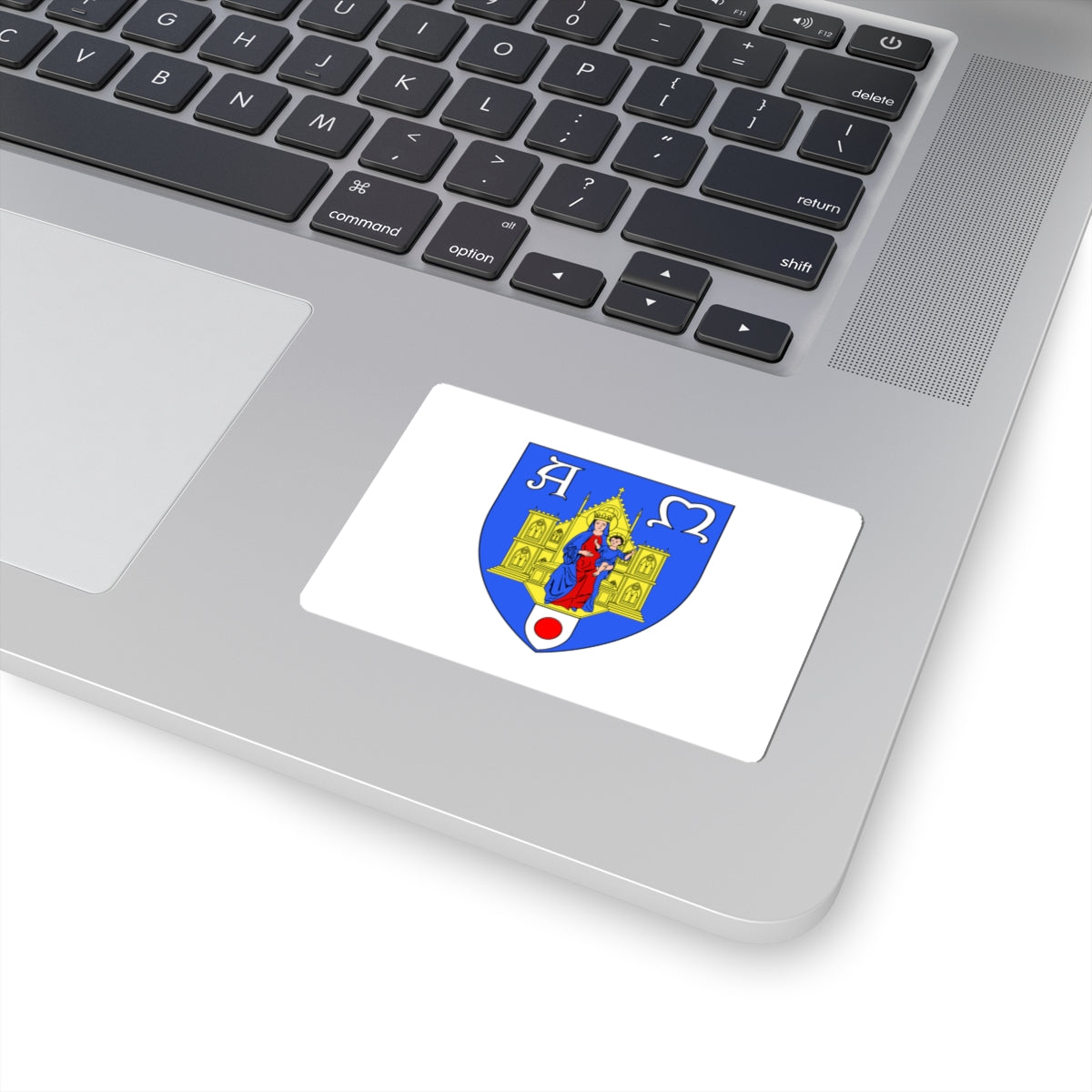 Flag of Montpellier (France) STICKER Vinyl Kiss-Cut Decal
