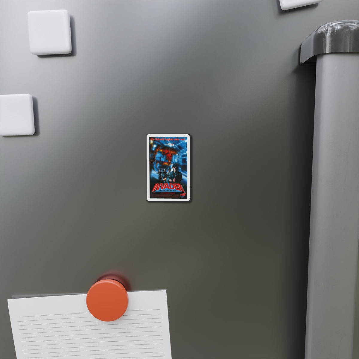 INVADER 1991 Movie Poster - Refrigerator Magnet-The Sticker Space