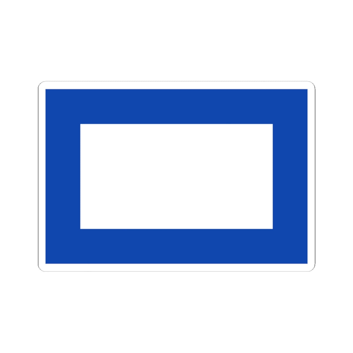 Flag maritime malaga (Spain) STICKER Vinyl Kiss-Cut Decal
