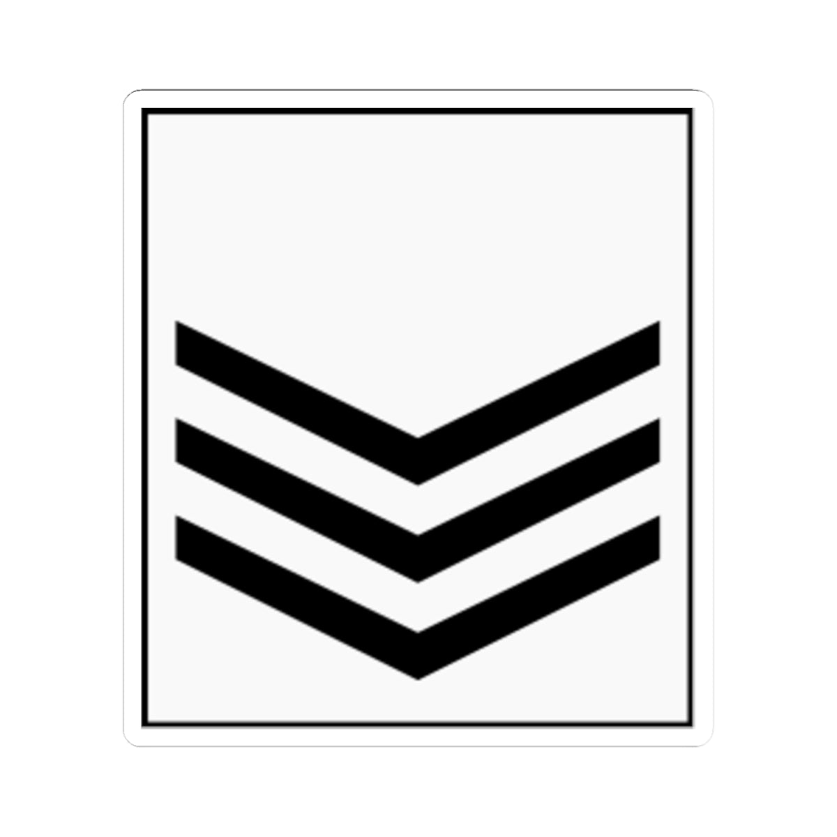 Kenya AirForce OR 6 (Kenya) (Military Rank) STICKER Vinyl Kiss-Cut Decal