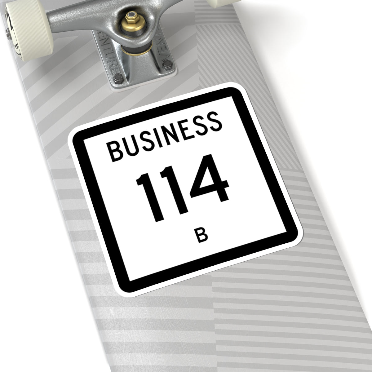 Texas Business 114-B (Texas) (Road Sign) STICKER Vinyl Kiss-Cut Decal