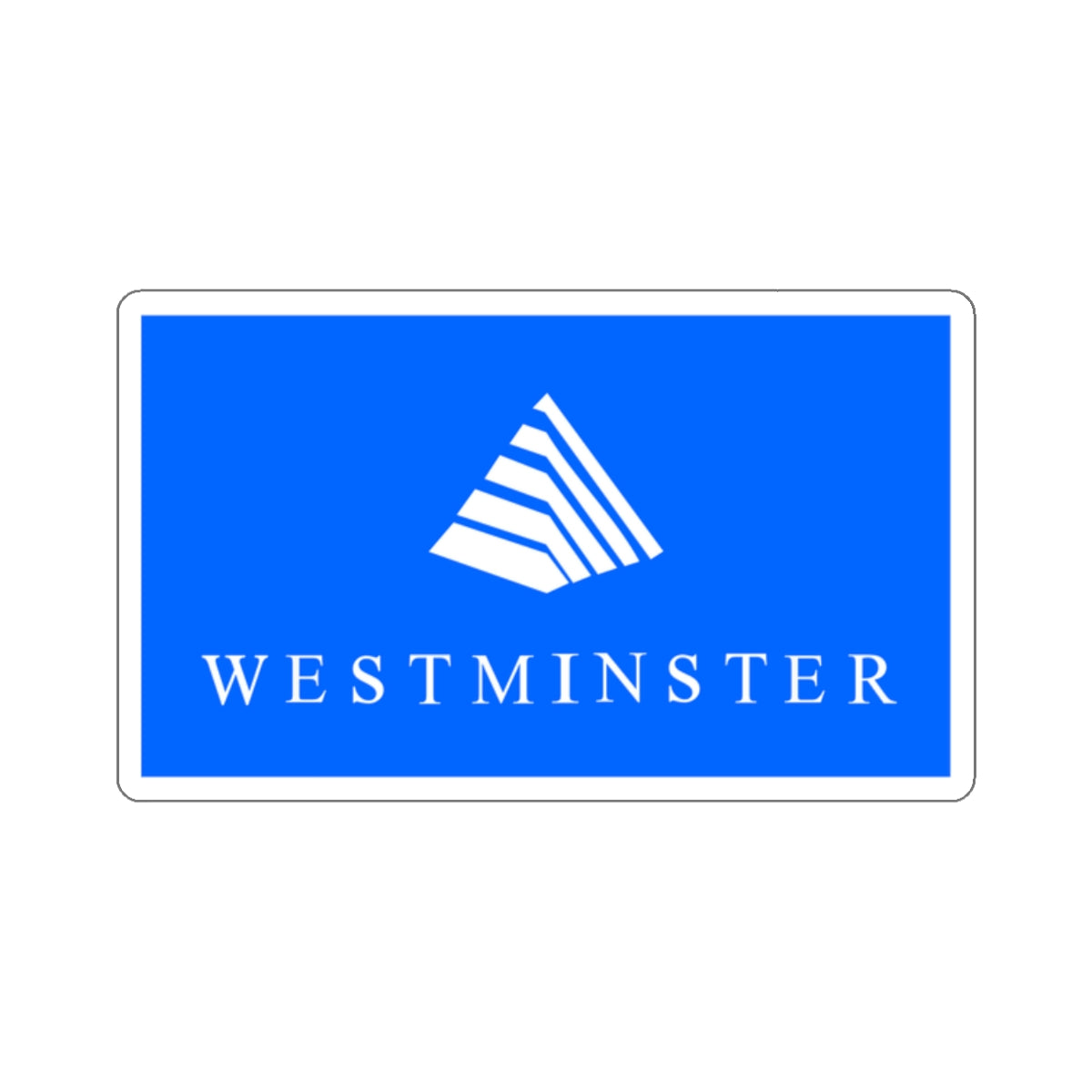 Flag of Westminster, Colorado - STICKER Vinyl Kiss-Cut Decal