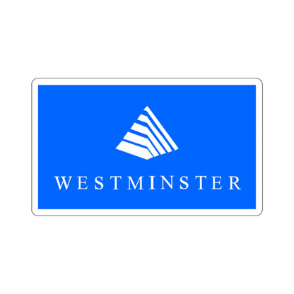 Flag of Westminster, Colorado - STICKER Vinyl Kiss-Cut Decal