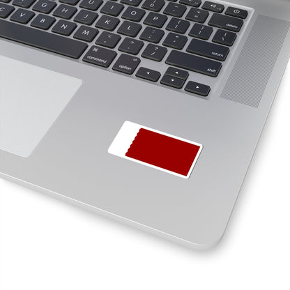 Flag of Qatar 1932-1936 (Qatar) STICKER Vinyl Kiss-Cut Decal