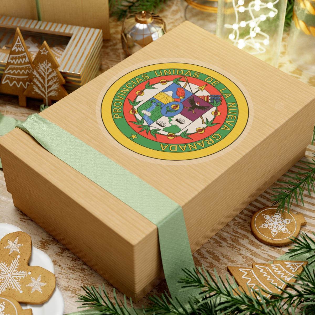 Coat of arms of United Provinces of New Granada 2 - STICKER Vinyl Kiss-Cut Decal