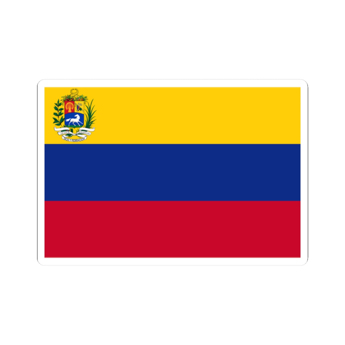 Flag of Venezuela 1864-1871 (Venezuela) STICKER Vinyl Kiss-Cut Decal