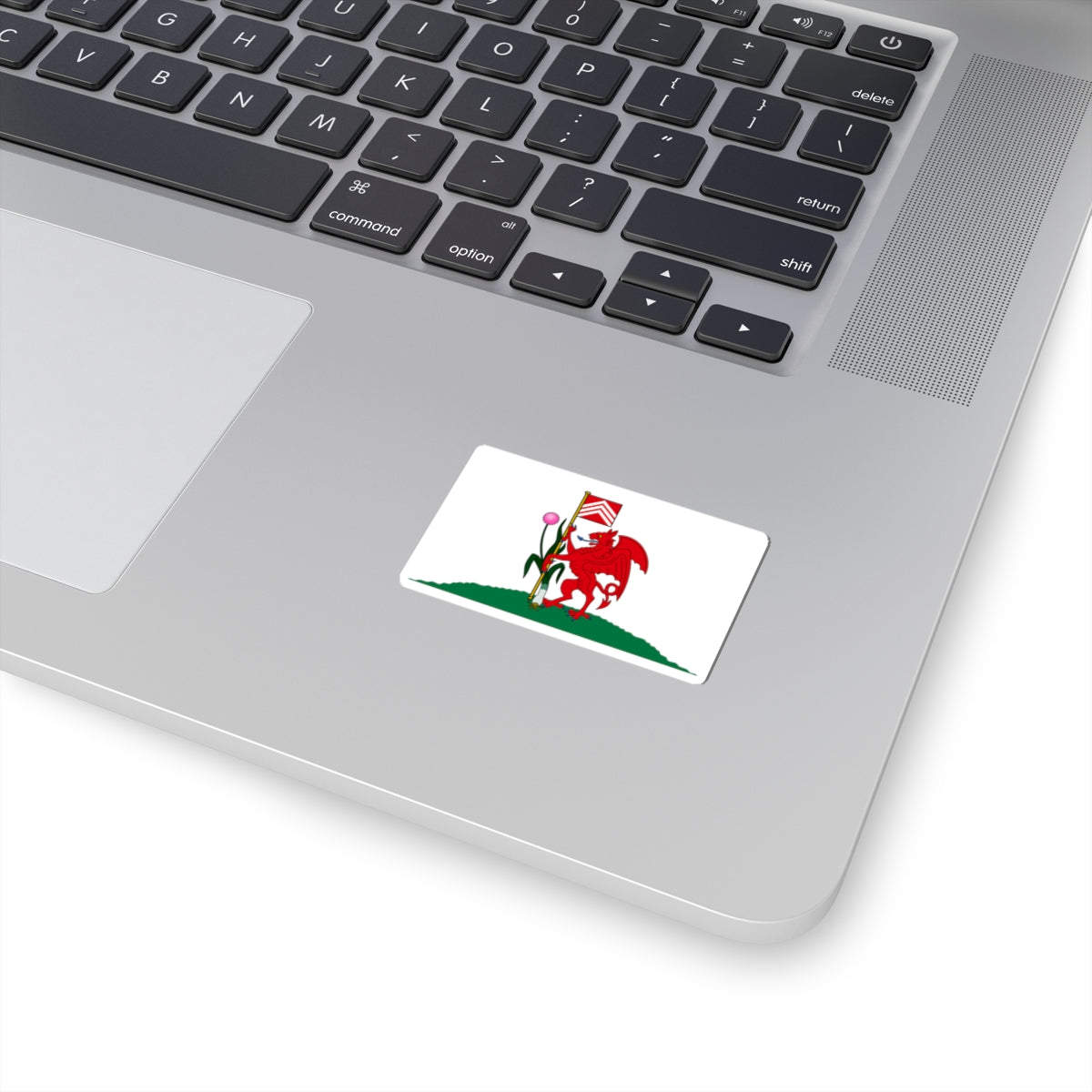 Flag of Cardiff (United Kingdom) STICKER Vinyl Kiss-Cut Decal