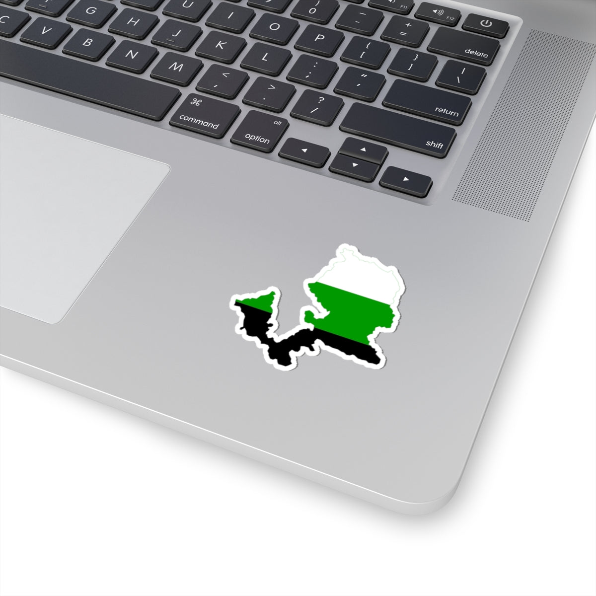 Flag-map of the Greater Ural Republic (Russia) STICKER Vinyl Kiss-Cut Decal