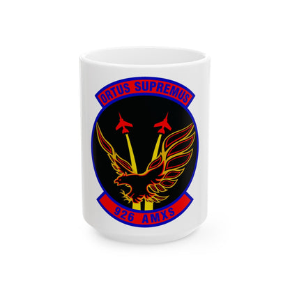 926 Aircraft Maintenance Squadron AFRC (U.S. Air Force) White Coffee Mug-15oz-The Sticker Space