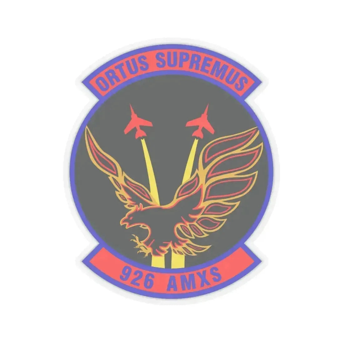 926 Aircraft Maintenance Squadron AFRC (U.S. Air Force) STICKER Vinyl Kiss-Cut Decal 4 Inch Transparent - The Sticker Space