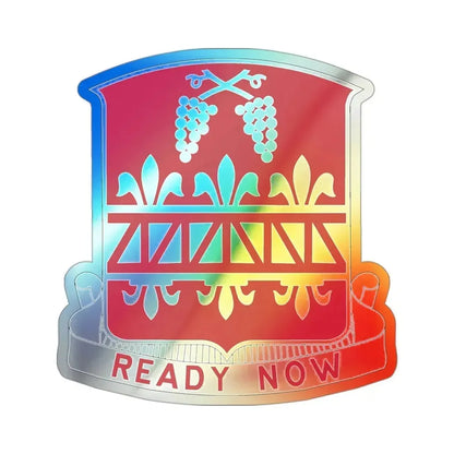 926 Engineer Battalion (U.S. Army) Holographic STICKER Die-Cut Vinyl Decal 3 Inch Holographic - The Sticker Space