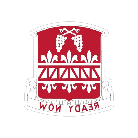 926 Engineer Battalion (U.S. Army) REVERSE PRINT Transparent Die-Cut STICKER 6 Inch Die-Cut Transparent - The Sticker Space