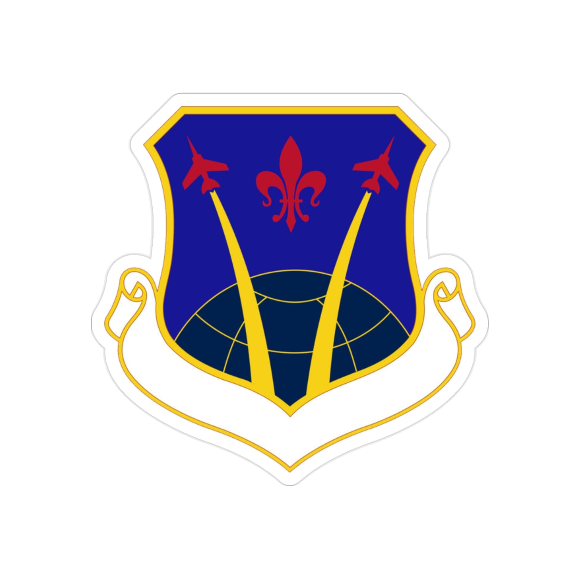 926 Wing AFRC (U.S. Air Force) REVERSE PRINT Transparent STICKER-2" × 2"-The Sticker Space