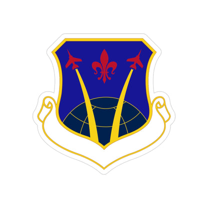 926 Wing AFRC (U.S. Air Force) REVERSE PRINT Transparent STICKER-3" × 3"-The Sticker Space