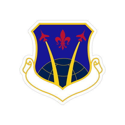 926 Wing AFRC (U.S. Air Force) REVERSE PRINT Transparent STICKER-4" × 4"-The Sticker Space