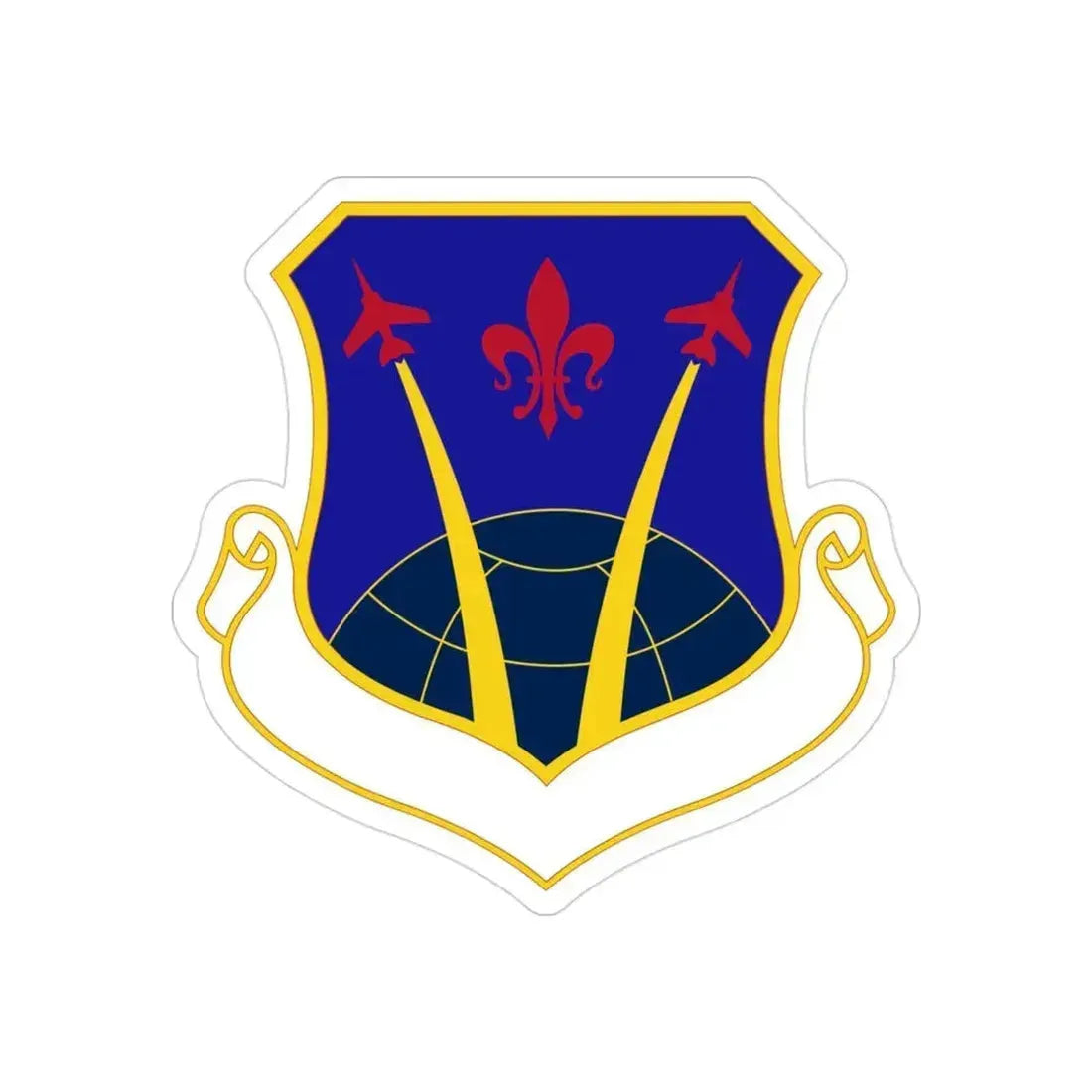 926 Wing AFRC (U.S. Air Force) REVERSE PRINT Transparent Die-Cut STICKER 3 Inch Die-Cut Transparent - The Sticker Space
