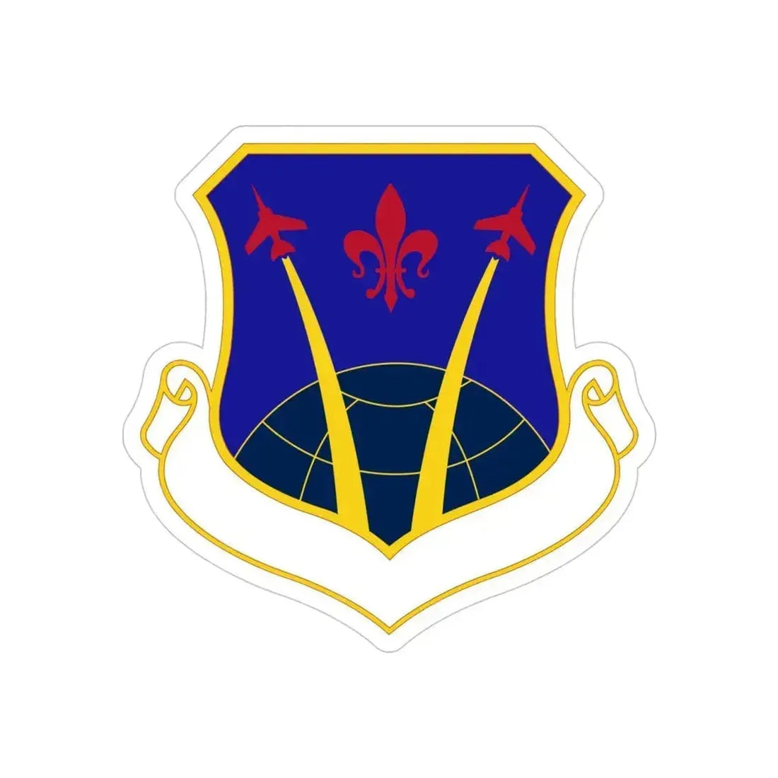 926 Wing AFRC (U.S. Air Force) REVERSE PRINT Transparent Die-Cut STICKER 4 Inch Die-Cut Transparent - The Sticker Space