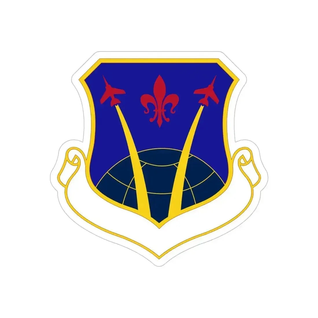 926 Wing AFRC (U.S. Air Force) REVERSE PRINT Transparent Die-Cut STICKER 5 Inch Die-Cut Transparent - The Sticker Space