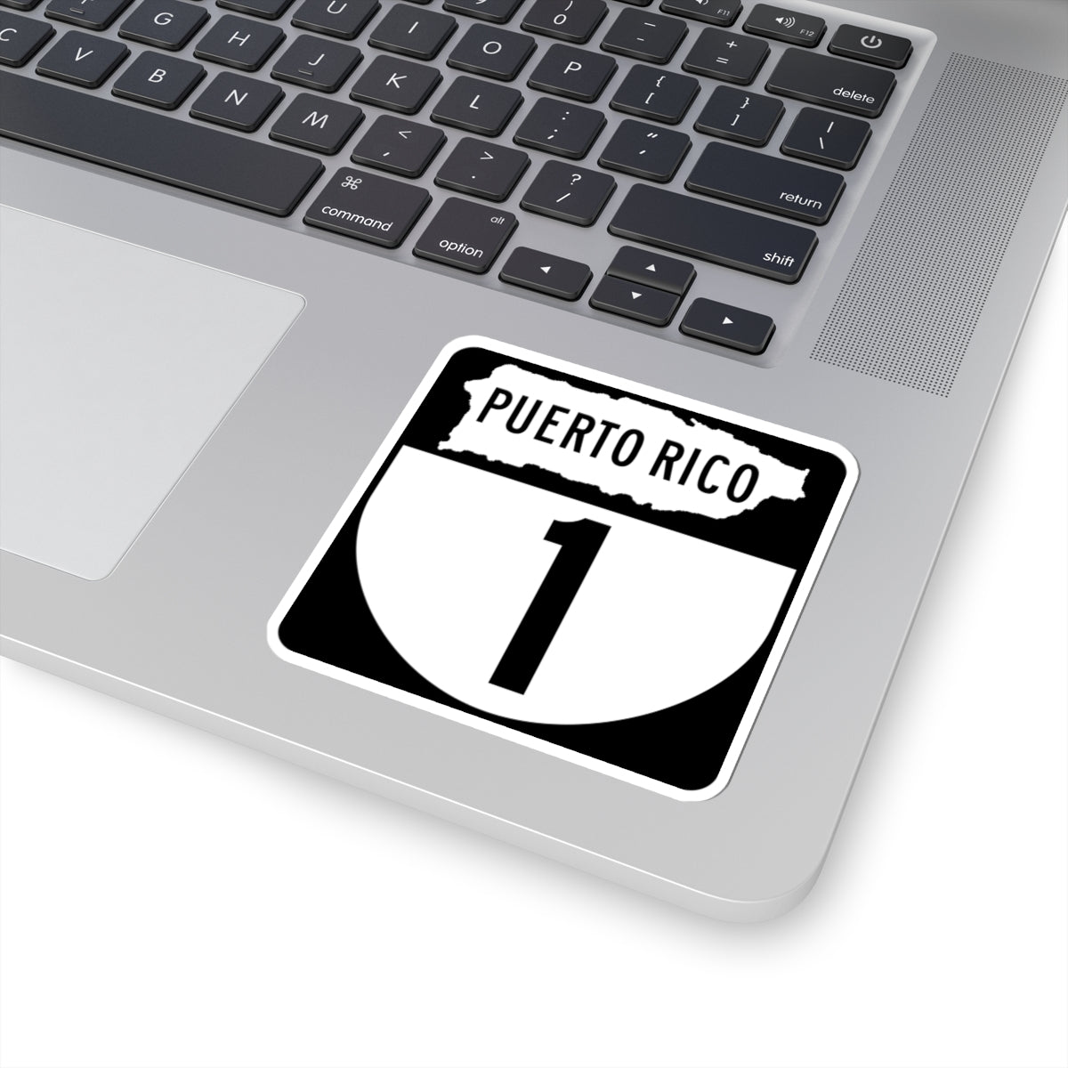 PR old 1 (Puerto Rico) (Road Sign) STICKER Vinyl Kiss-Cut Decal