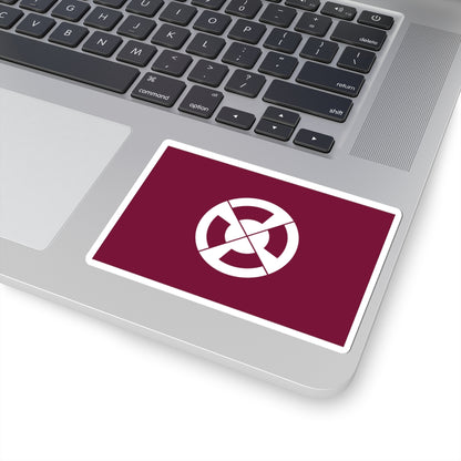 Flag of Shimabara Nagasaki (Japan) STICKER Vinyl Kiss-Cut Decal