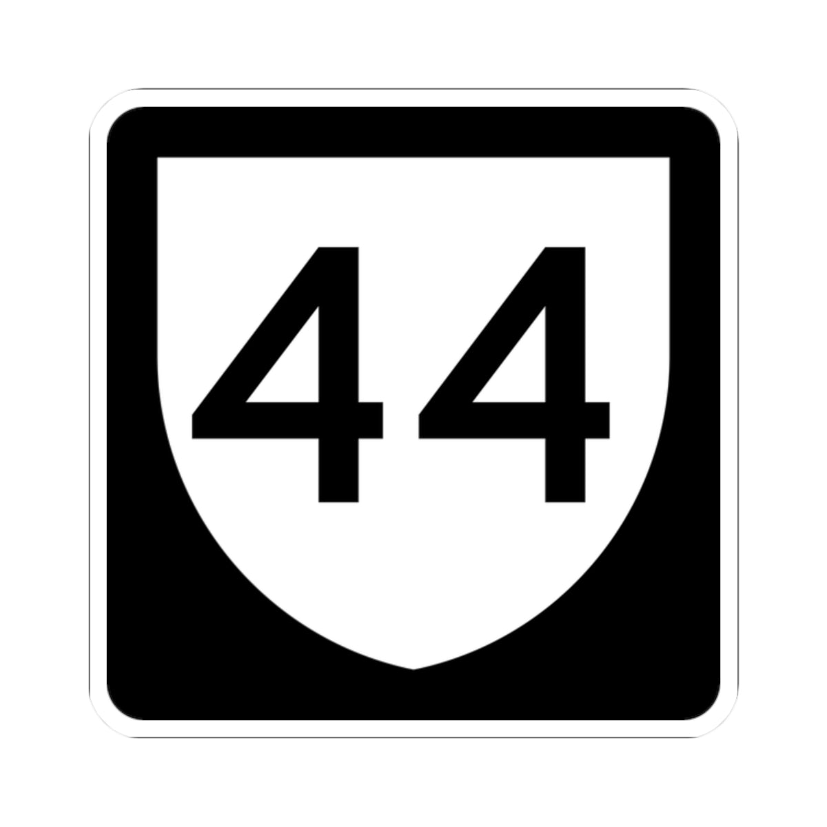 PR urban primary 44 (Puerto Rico) (Road Sign) STICKER Vinyl Kiss-Cut Decal
