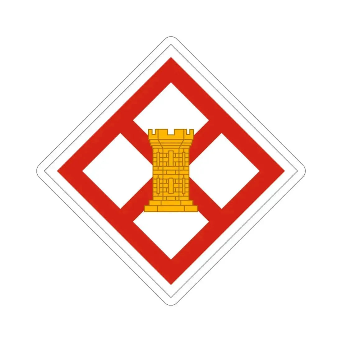 926th Engineer Brigade (U.S. Army) STICKER Vinyl Die-Cut Decal 4 Inch - The Sticker Space