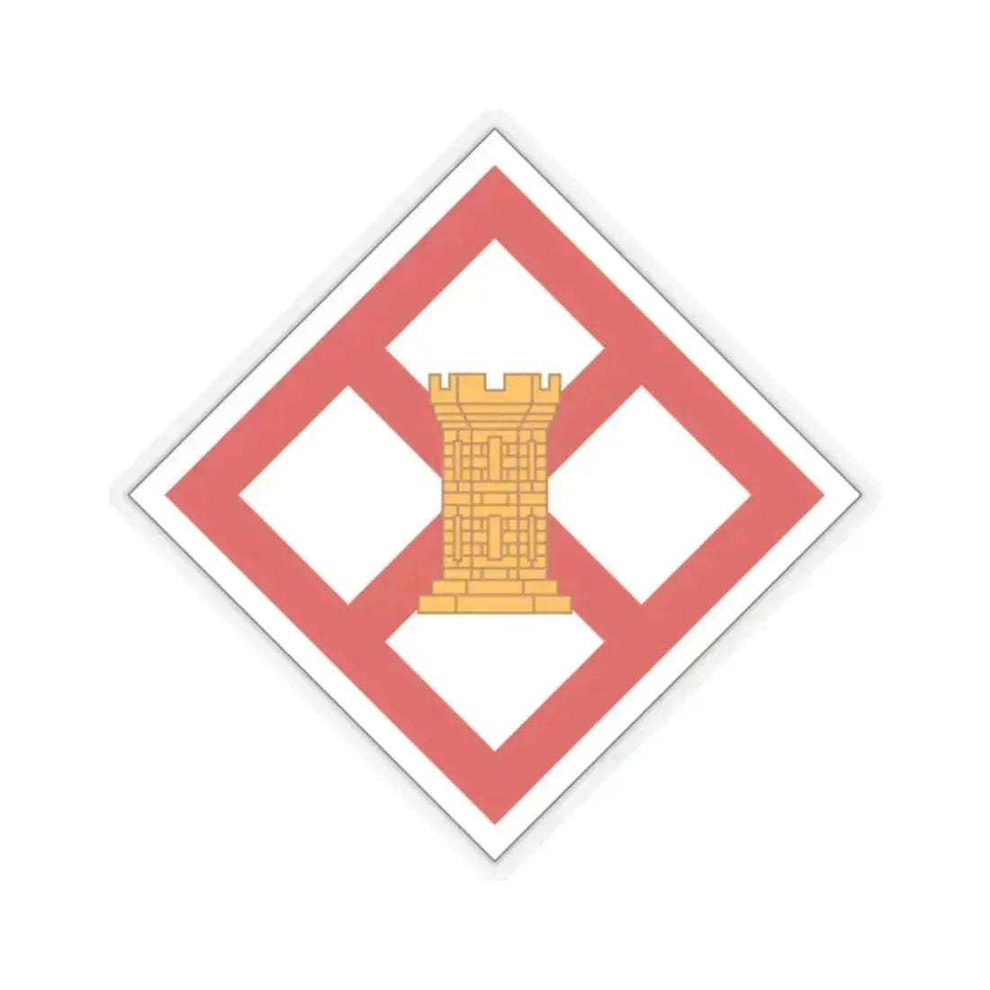 926th Engineer Brigade (U.S. Army) STICKER Vinyl Kiss-Cut Decal 2 Inch Transparent - The Sticker Space