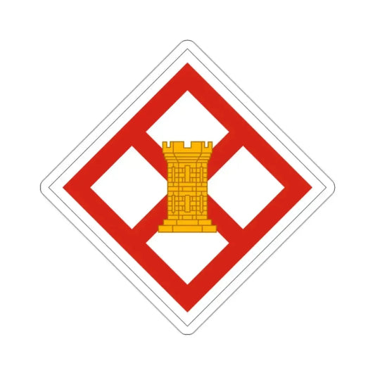 926th Engineer Brigade (U.S. Army) STICKER Vinyl Kiss-Cut Decal 2 Inch White - The Sticker Space