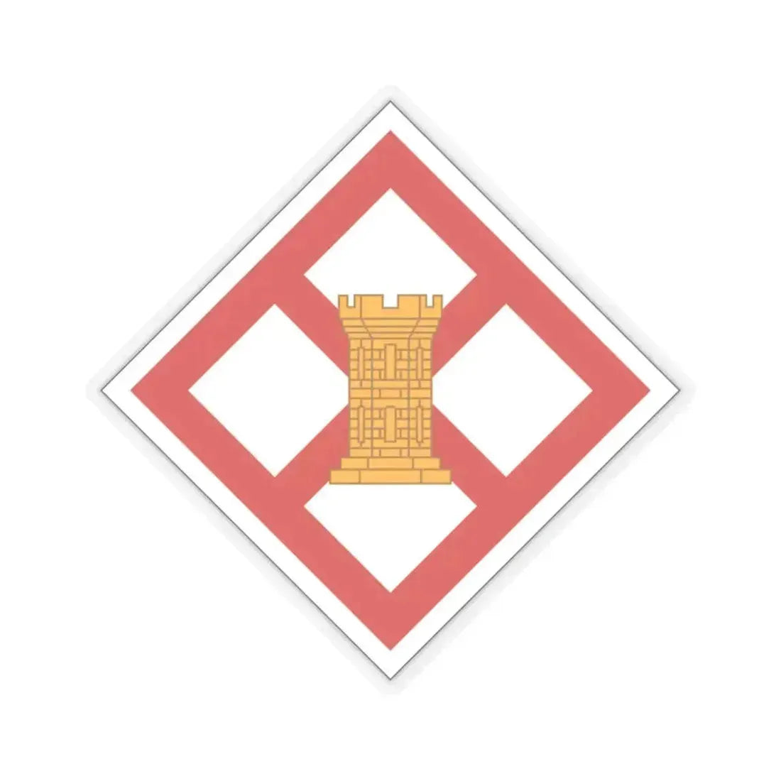 926th Engineer Brigade (U.S. Army) STICKER Vinyl Kiss-Cut Decal 3 Inch Transparent - The Sticker Space