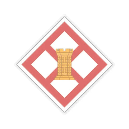 926th Engineer Brigade (U.S. Army) STICKER Vinyl Kiss-Cut Decal 3 Inch Transparent - The Sticker Space