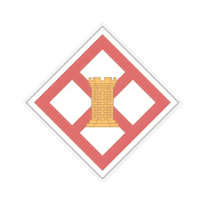 926th Engineer Brigade (U.S. Army) STICKER Vinyl Kiss-Cut Decal 4 Inch Transparent - The Sticker Space