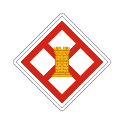 926th Engineer Brigade (U.S. Army) STICKER Vinyl Kiss-Cut Decal 4 Inch White - The Sticker Space