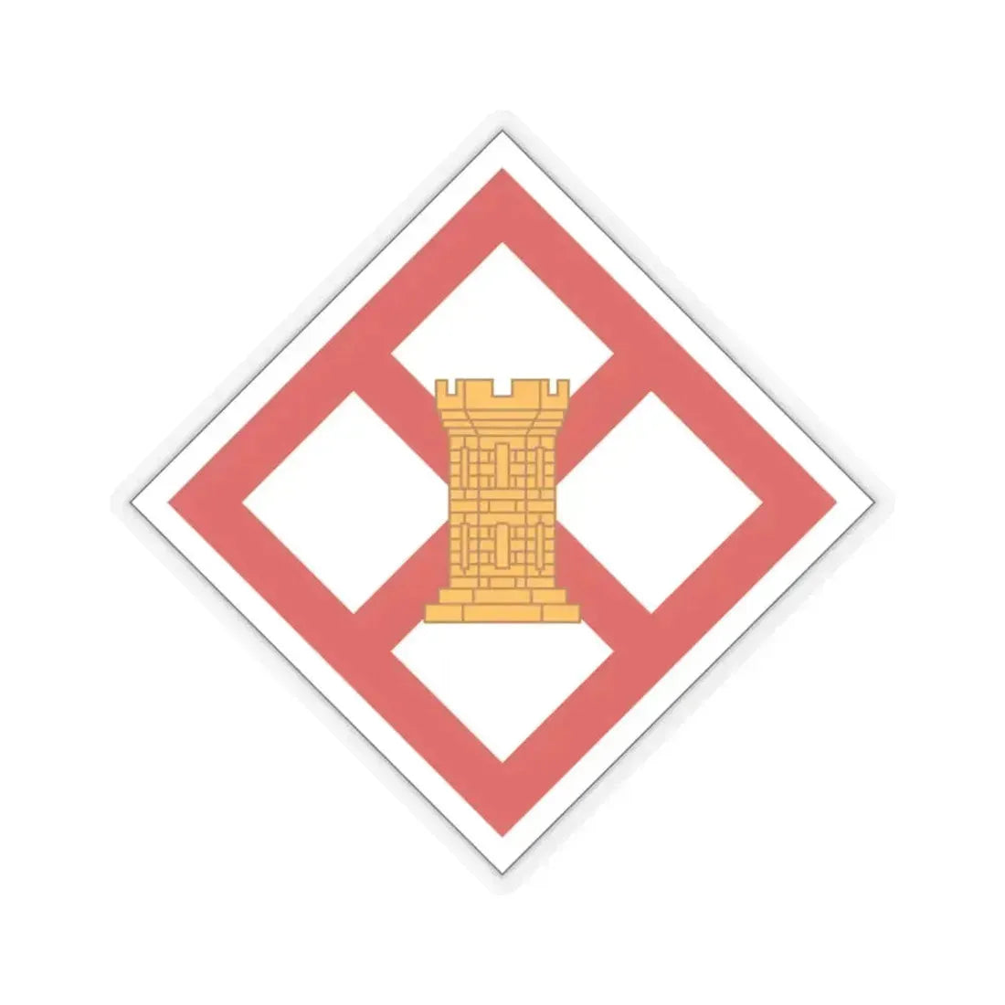 926th Engineer Brigade (U.S. Army) STICKER Vinyl Kiss-Cut Decal 6 Inch Transparent - The Sticker Space